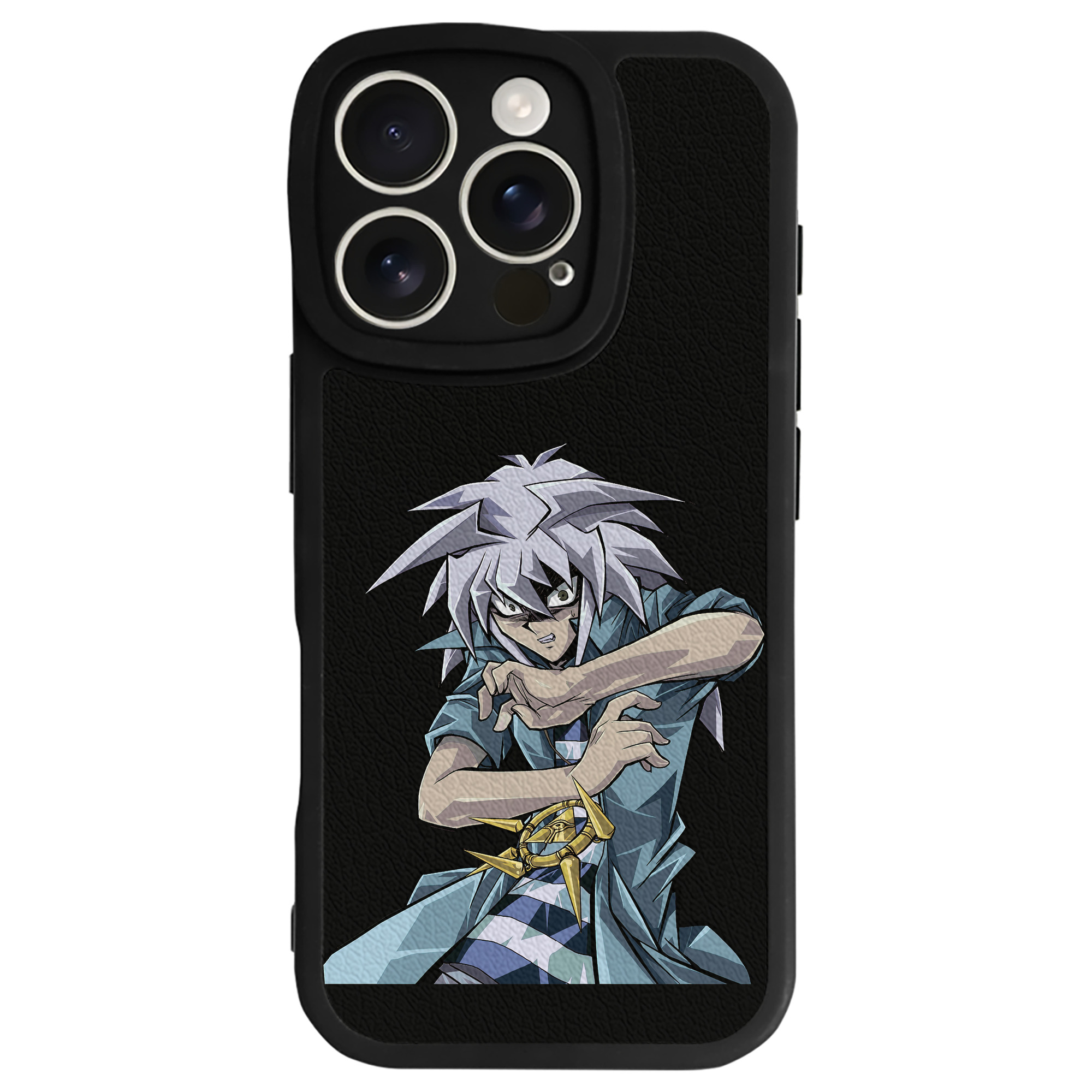（画像用） 遊☆戯☆王 Yu-Gi-Oh! 【iPhone 16シリーズ対応】シリコンスマホケース（レザー調） 材質：シリコン